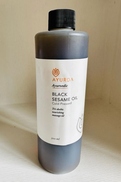 black seasame oil
